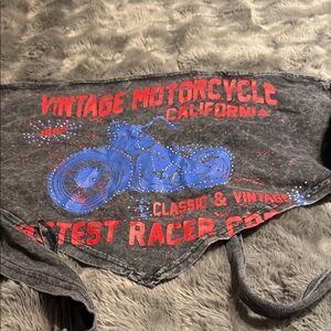 Vintage Motorcycle Graphic Apron